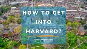 harvard university admission tips
